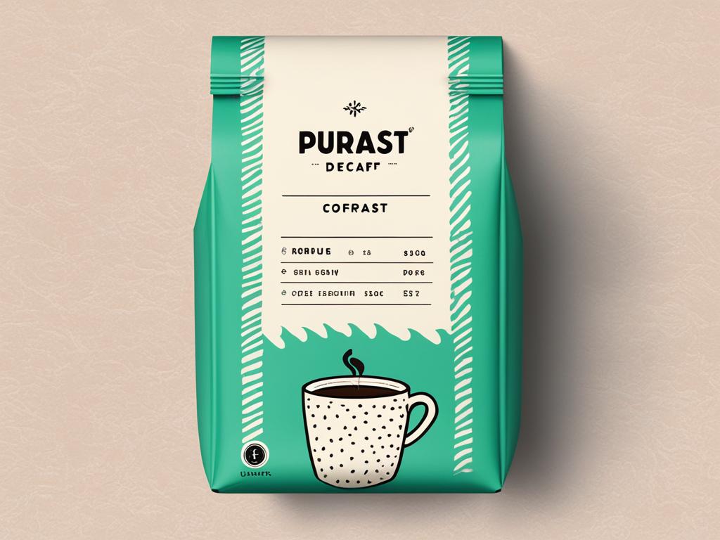 Premium Decaf Coffee Packaging