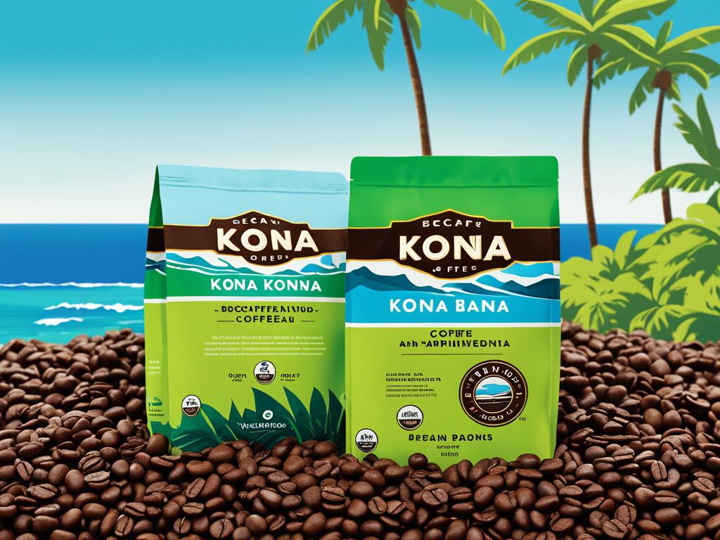 decaffeinated kona coffee