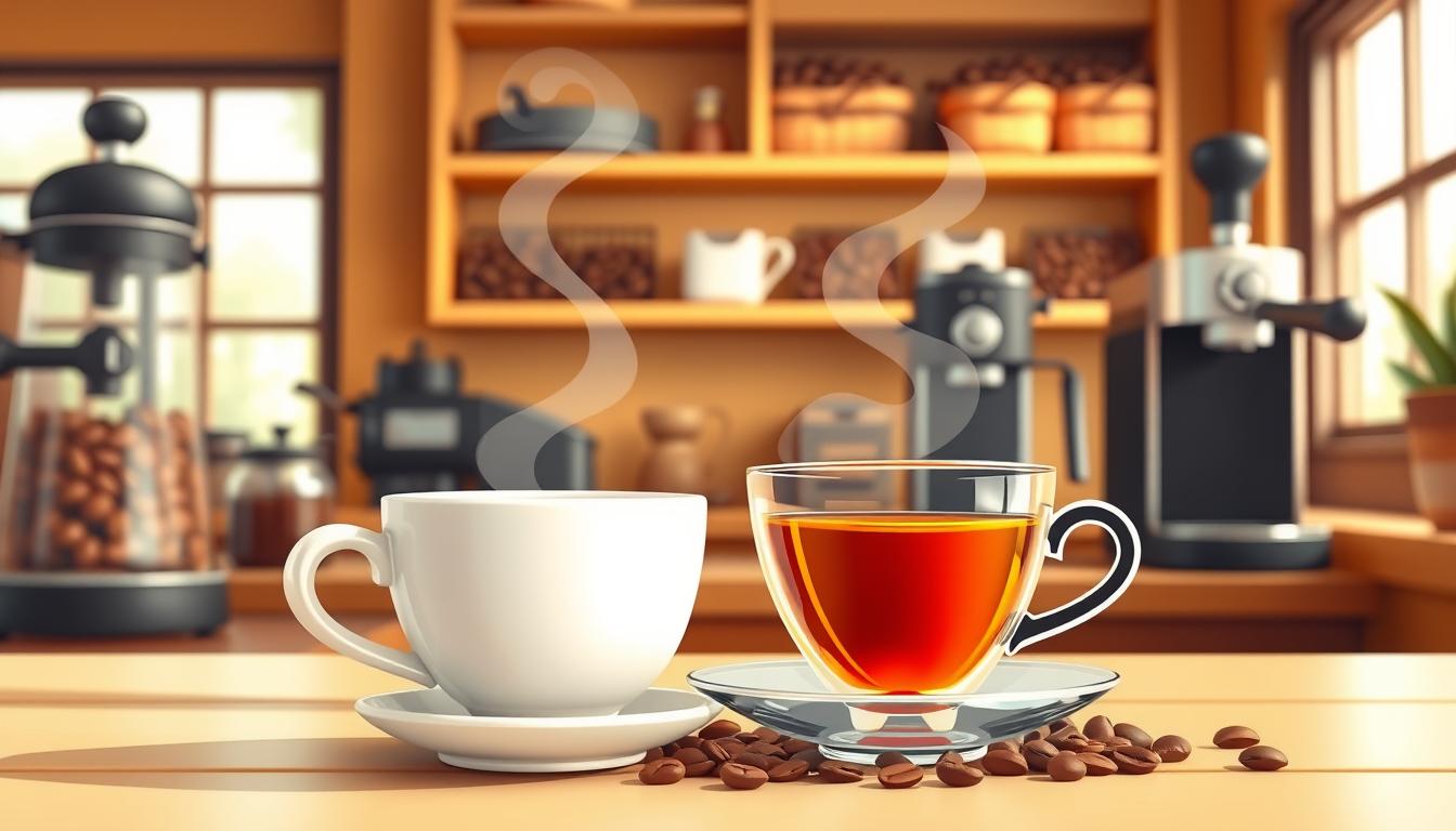 decaf coffee caffeine content vs tea